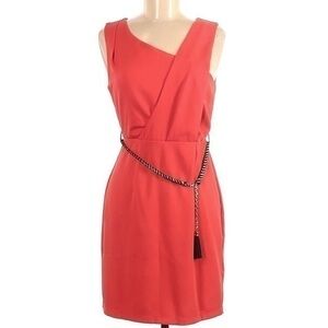 Ya Los Angeles Coral Dress with Black Belt